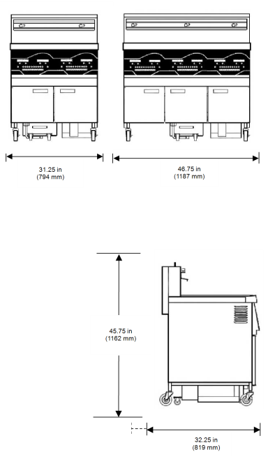 EEE 18X Dimensions